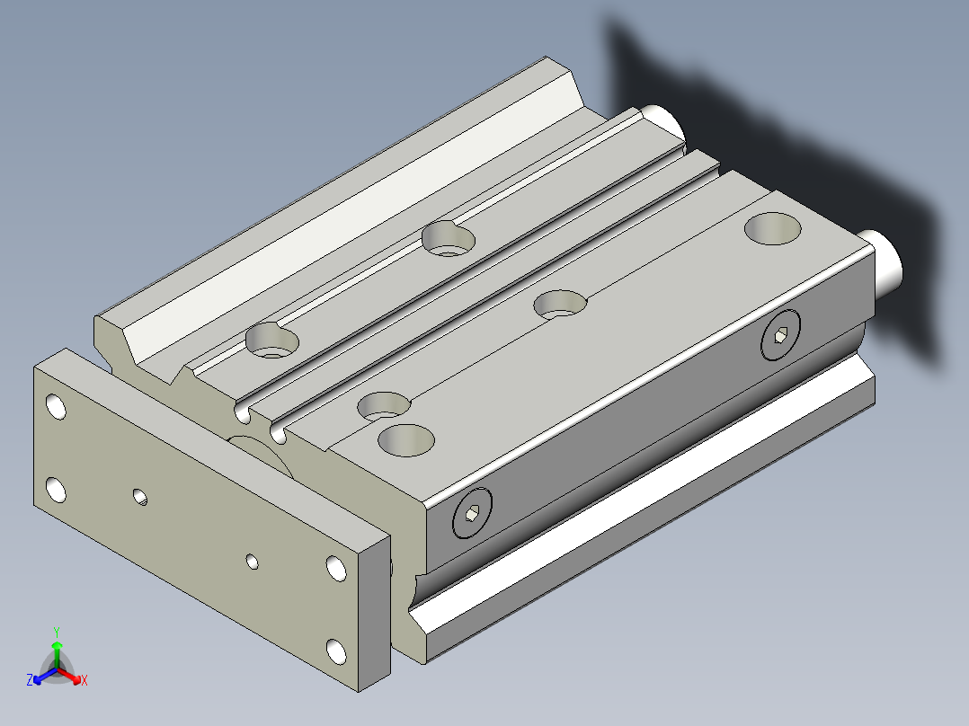 MGPM20-75Z正等轴测图