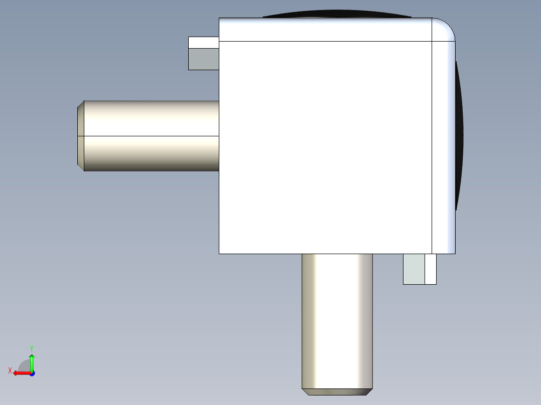 型材-BR 2D 20X20 CUBIC CONNECTOR 3842549858后视图