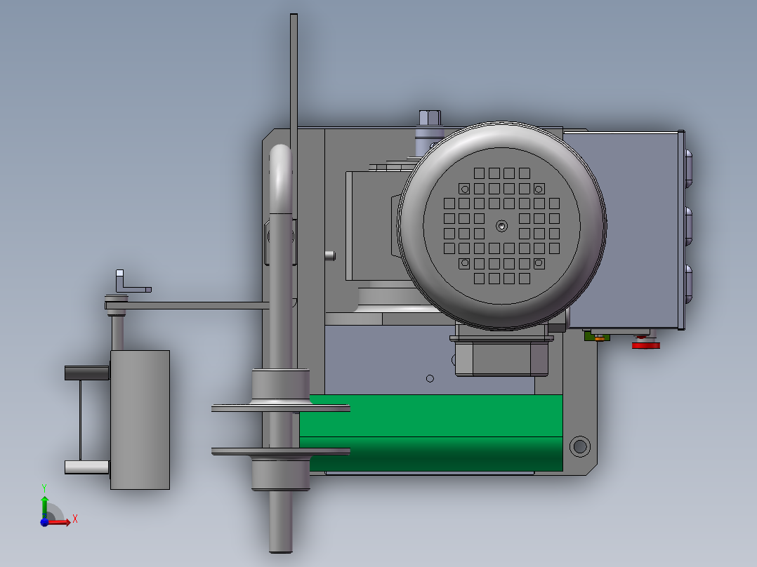 端子压接机前视图