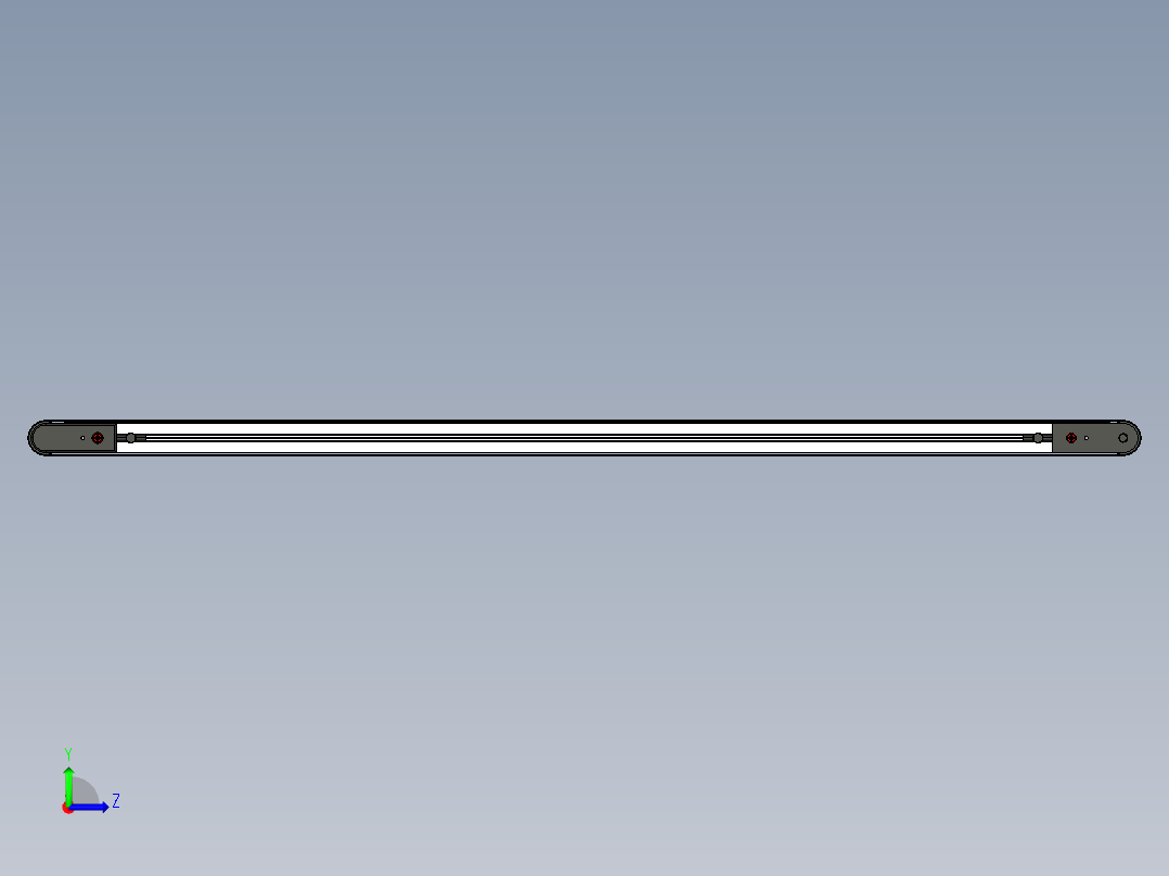 LE-XC4040-单边无驱动轻载皮带线-负载40kg左视图