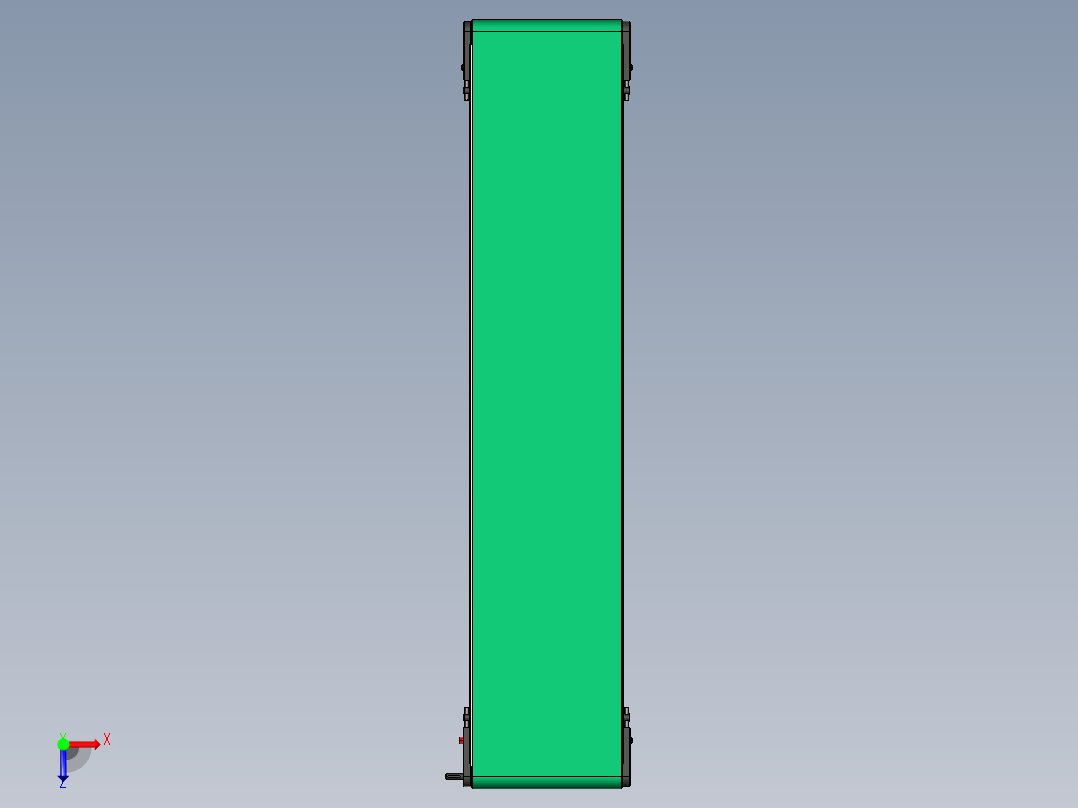 LE-XC4040-单边无驱动轻载皮带线-负载40kg俯视图