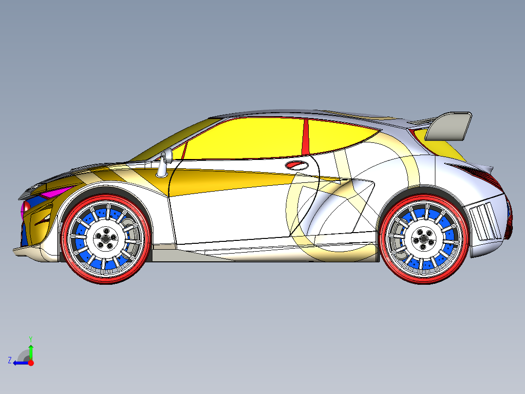 汽车车身 (9)右视图