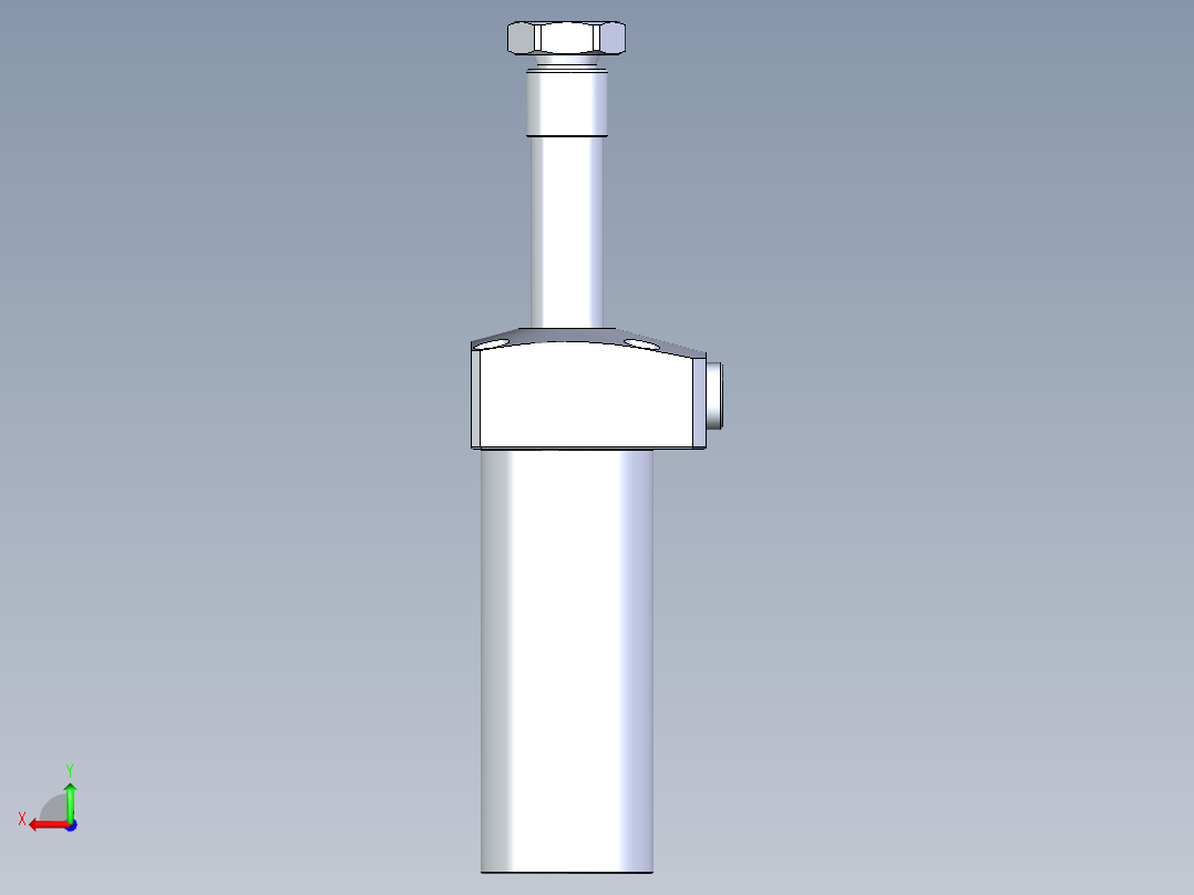 KOSMEKLHA0360-CR-Q30多系列多零件图纸模型后视图