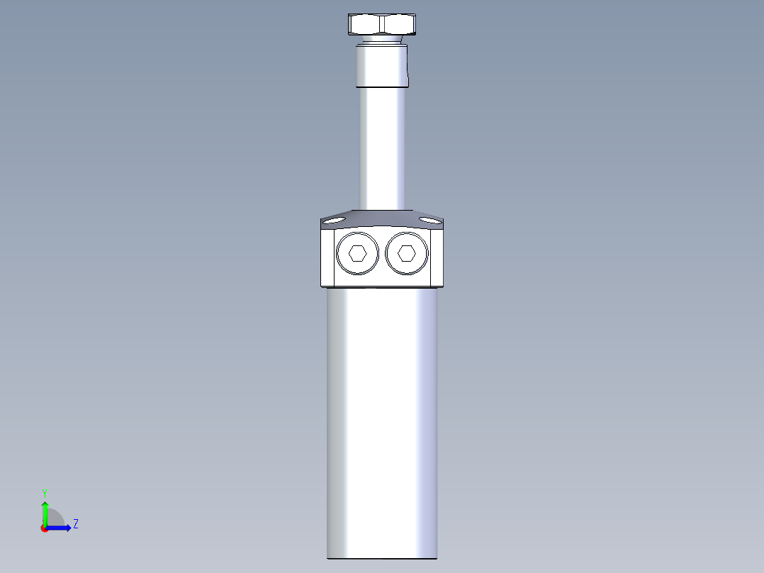 KOSMEKLHA0360-CR-Q30多系列多零件图纸模型左视图