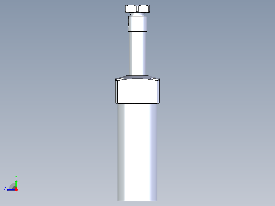 KOSMEKLHA0360-CR-Q30多系列多零件图纸模型右视图