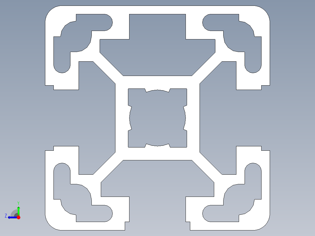 型材-BR 40X40L 3N KJN993191.STEP右视图