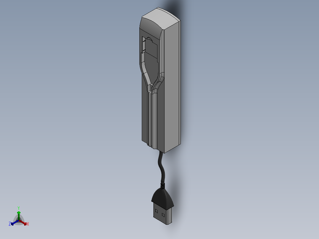 usb端口正等轴测图