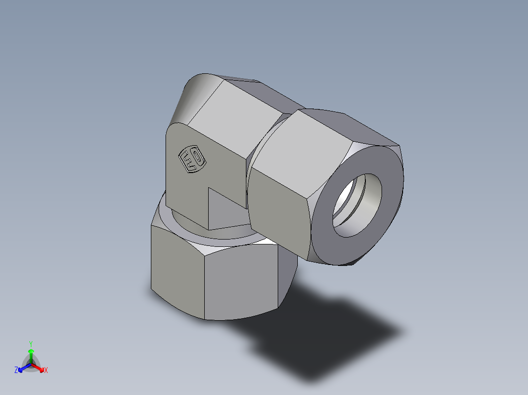 卡套式工业通用硬管接头EO_Union_elbow_W16ZSCF