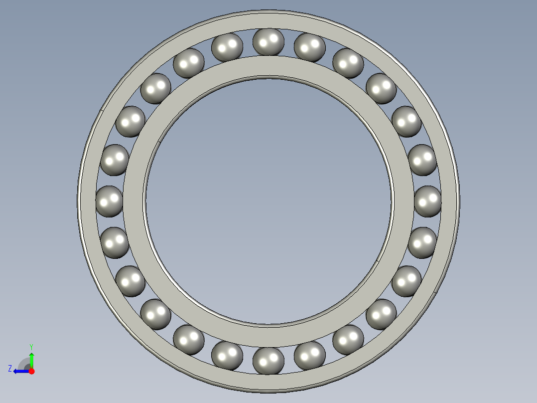 深沟球轴承6016右视图