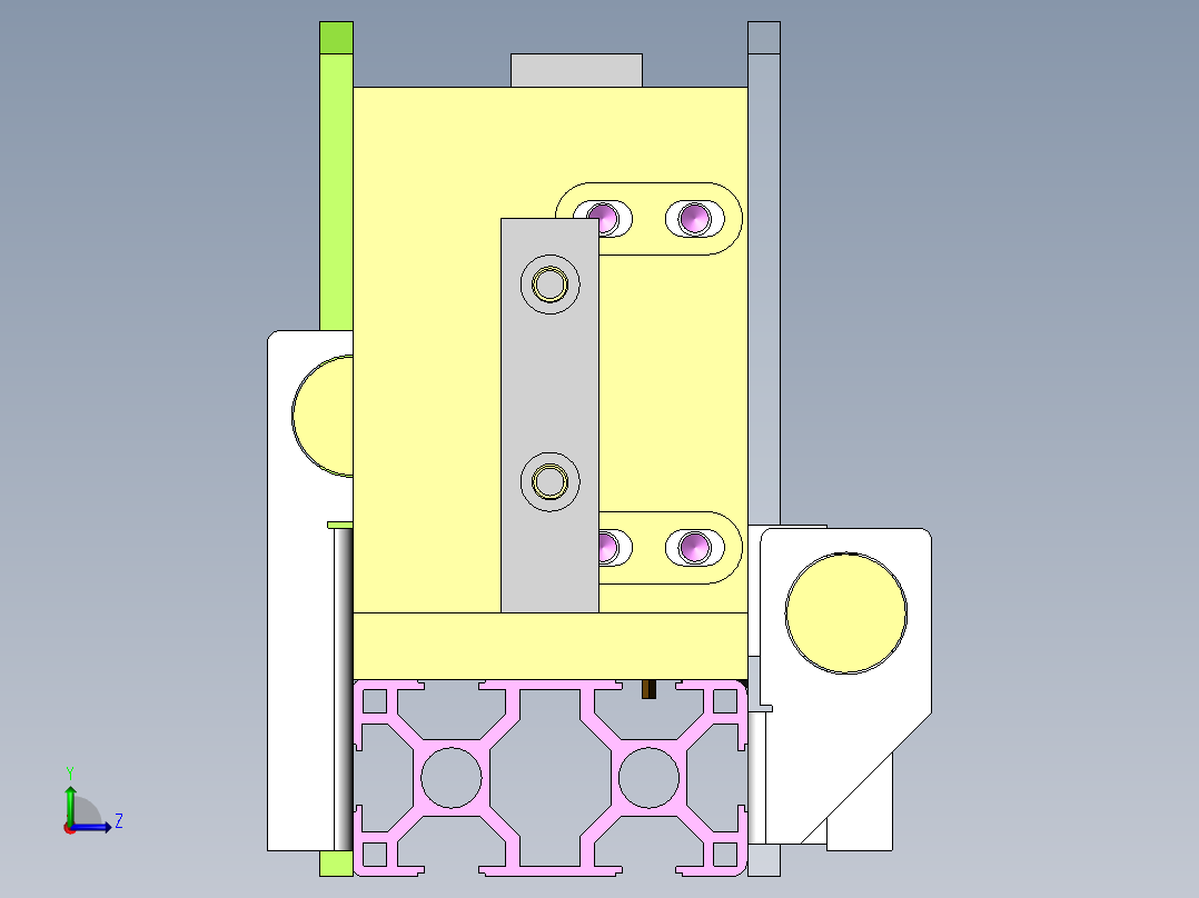 菊花枝条裁断机sw18可编辑左视图