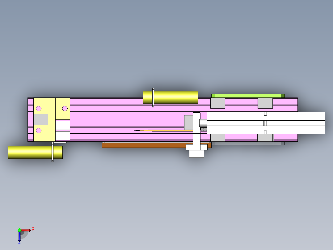 菊花枝条裁断机sw18可编辑俯视图