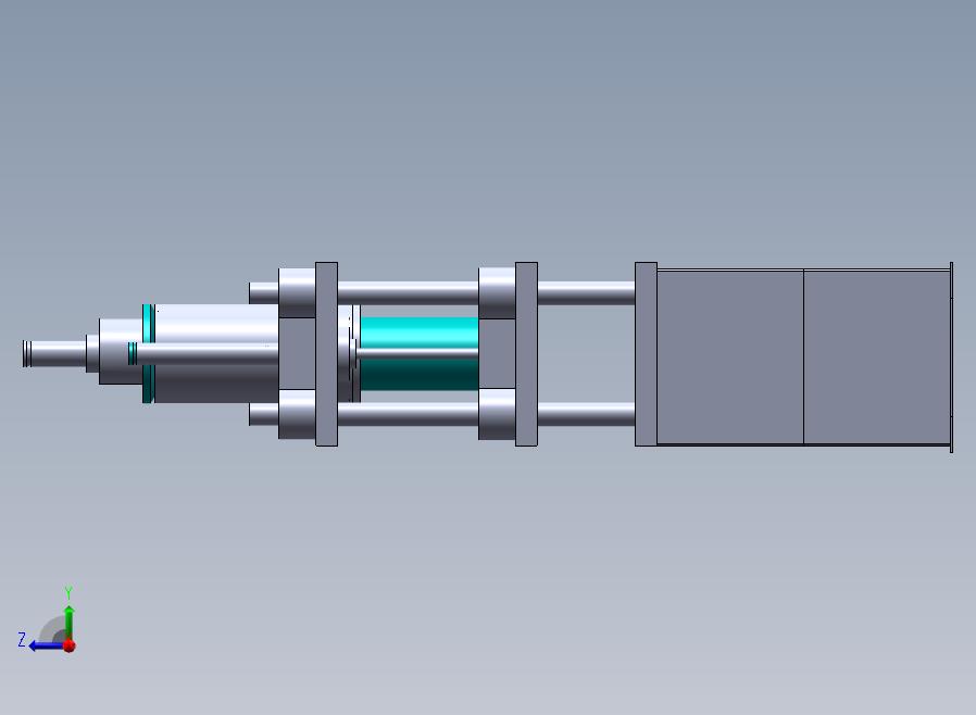 A05-Hydraulic Press液压机右视图