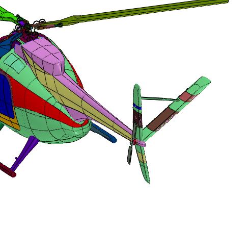 超级航模休斯涡轮直升机