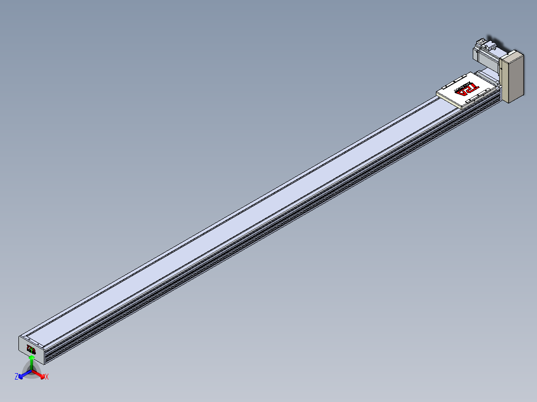 同步带全封闭直线模组TPA-HCB-110D-90-L1750-LU-Y-P40-N3