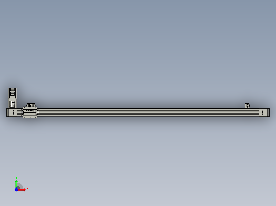 威洛博LB.GB同步带传动--欧规系列EBF5-L11-S1500-BR-P20-C4前视图