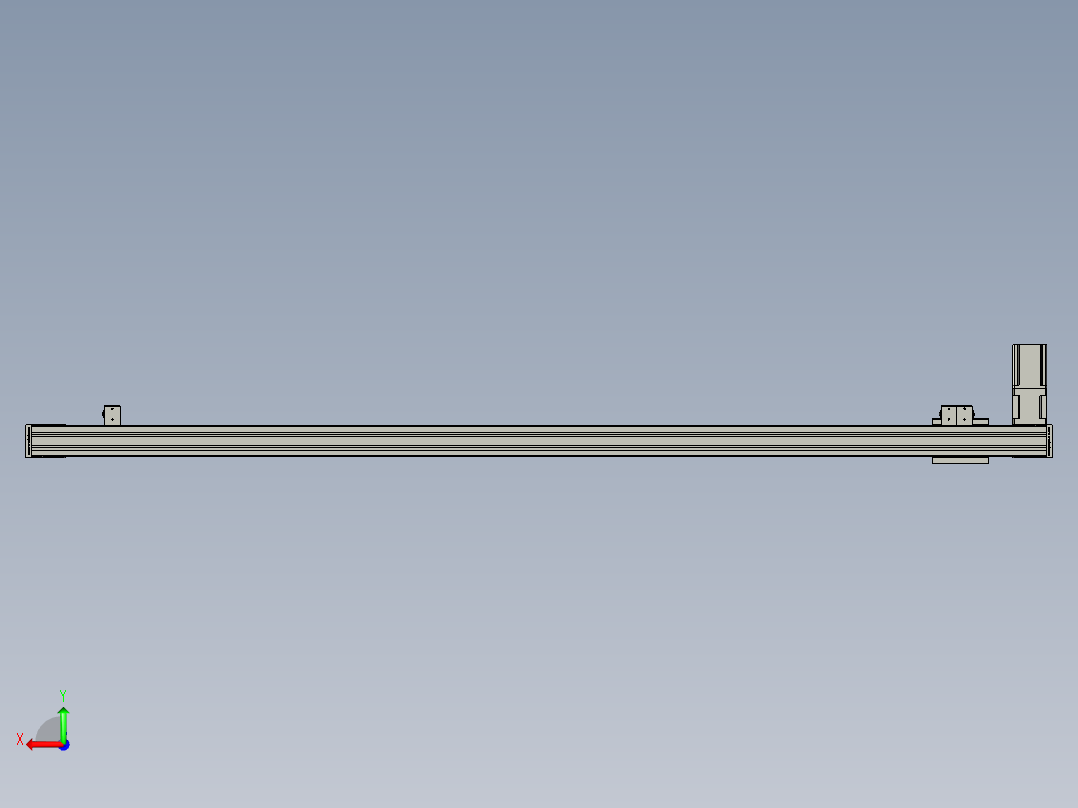 威洛博LB.GB同步带传动--欧规系列EBF5-L11-S1500-BR-P20-C4后视图