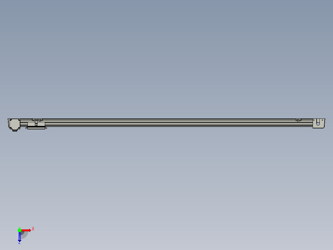 威洛博LB.GB同步带传动--欧规系列EBF5-L11-S1500-BR-P20-C4俯视图