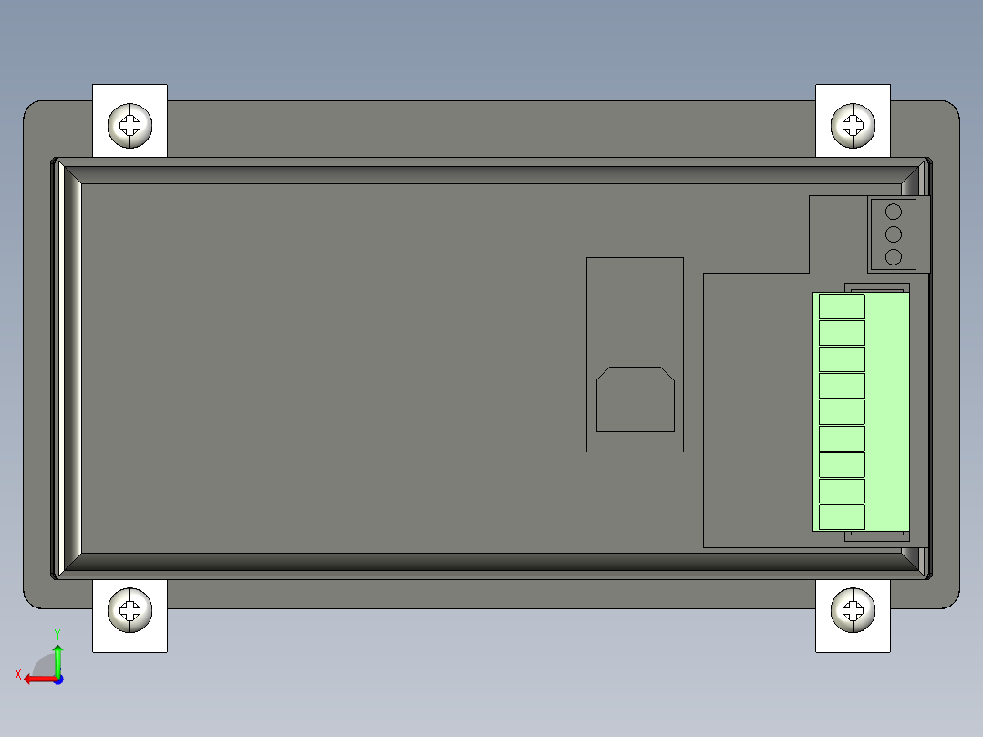 基恩士VT3-W4T(A)_kc图纸模型后视图