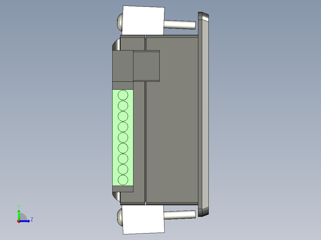 基恩士VT3-W4T(A)_kc图纸模型左视图