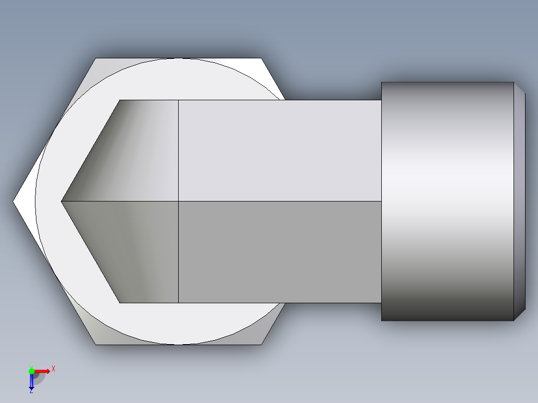 卡套式工业通用硬管接头EO_Assembled_adjustable_standpipe_elbow_EVW12SMOMD71俯视图