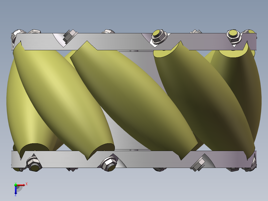 AGV小车用麦克纳姆轮模型551211===20俯视图