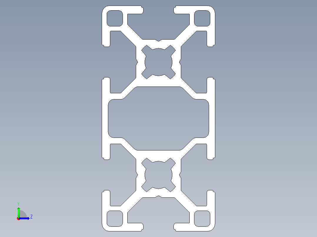 型材-BR 30X60 KJN992457.STEP左视图
