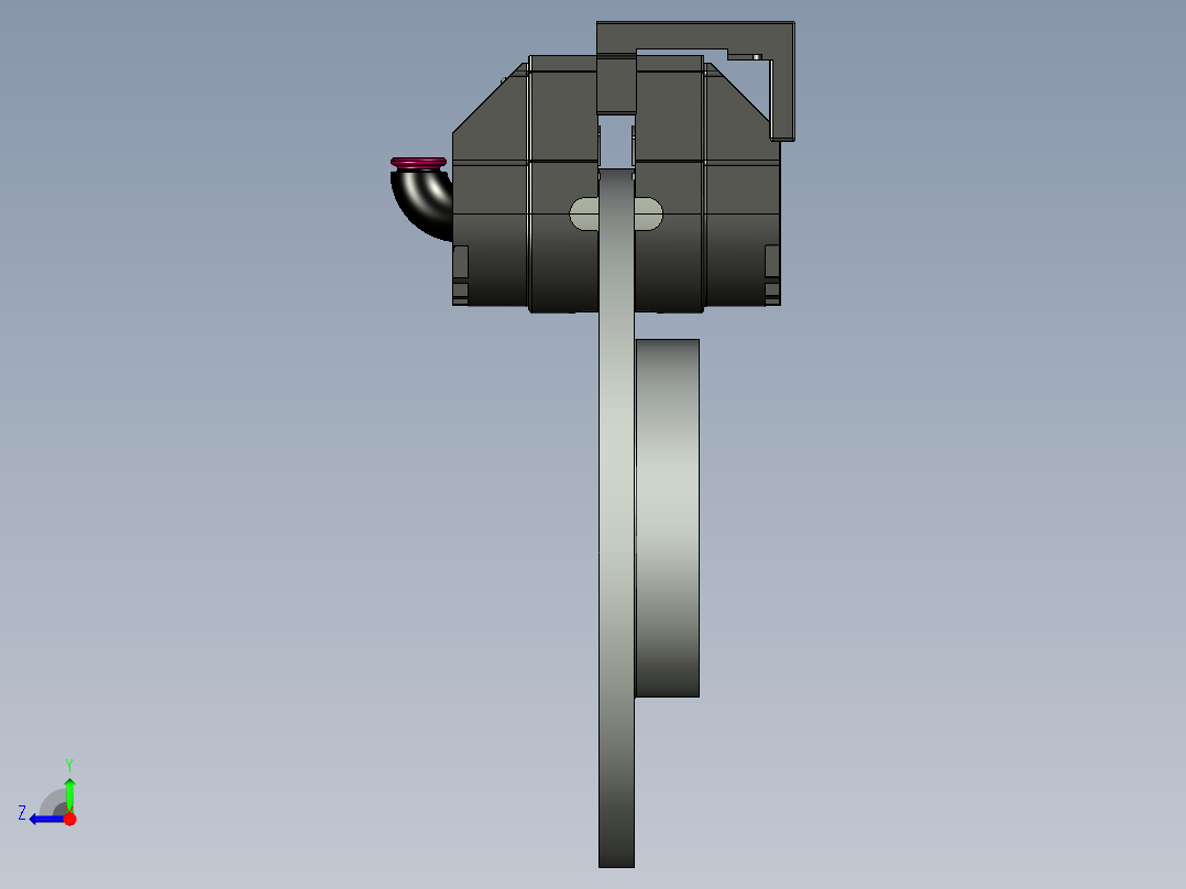 制动器 (41)右视图