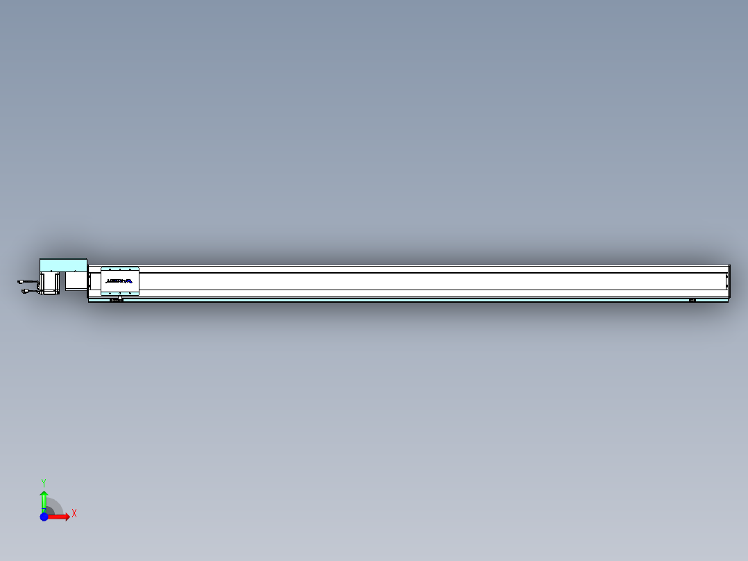 威洛博VBC同步带传动一无尘环境VBC14-L45-S2400-BR-ZP75-C3前视图