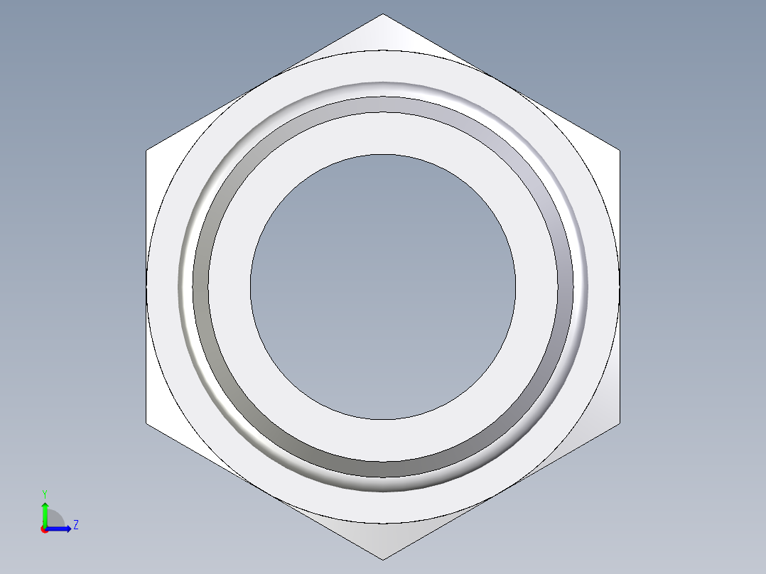 卡套式工业通用硬管接头EO_Male_Stud_connector_GEO28LMCF左视图