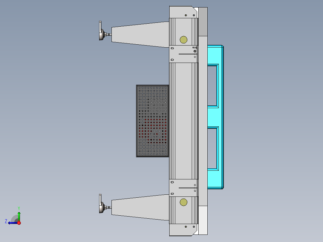 黄陂TPL1501-03-00-00-00 1600托盘链式输送机右视图