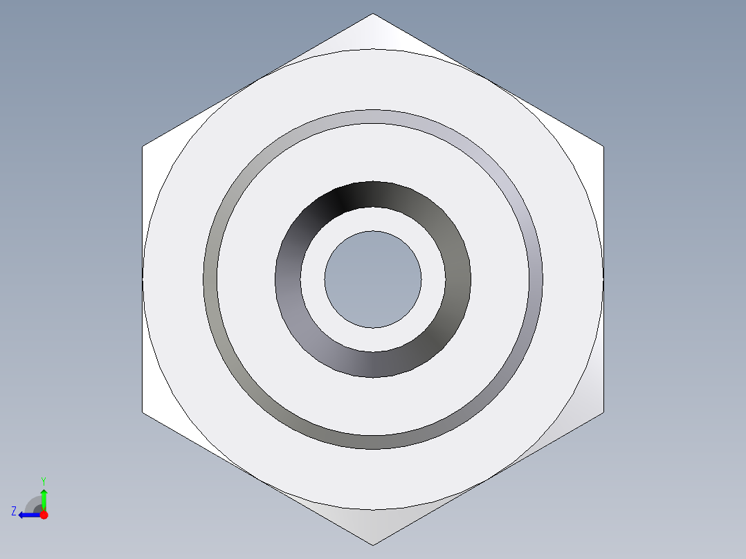 卡套式工业通用硬管接头EO_Swivel_connector_GAI06SRCFX右视图