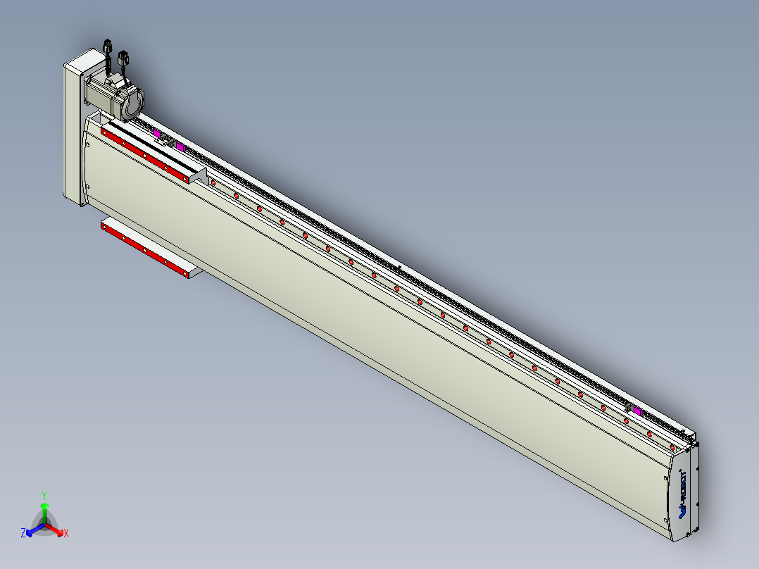 威洛博QF20-Lxx-C-S1200-BR-ZP40-C3正等轴测图