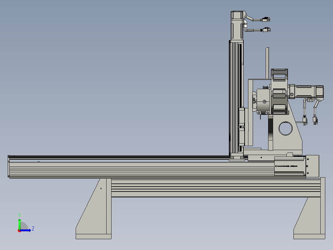 上料机械手部分左视图