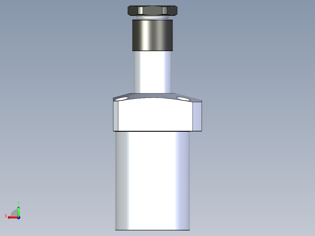 KOSMEKLHA0900-SR-Q35_R01多系列多零件图纸模型后视图