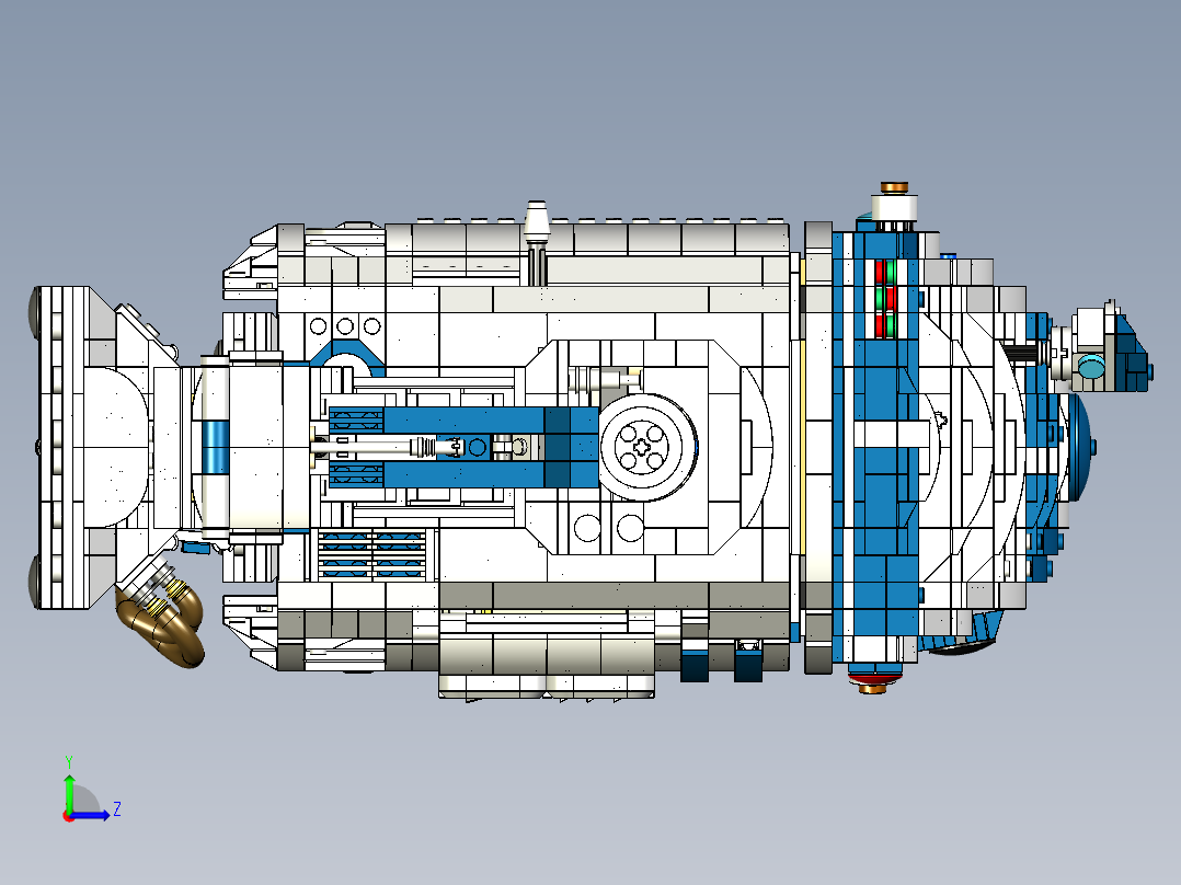 R2-D2 套件 75308乐高左视图