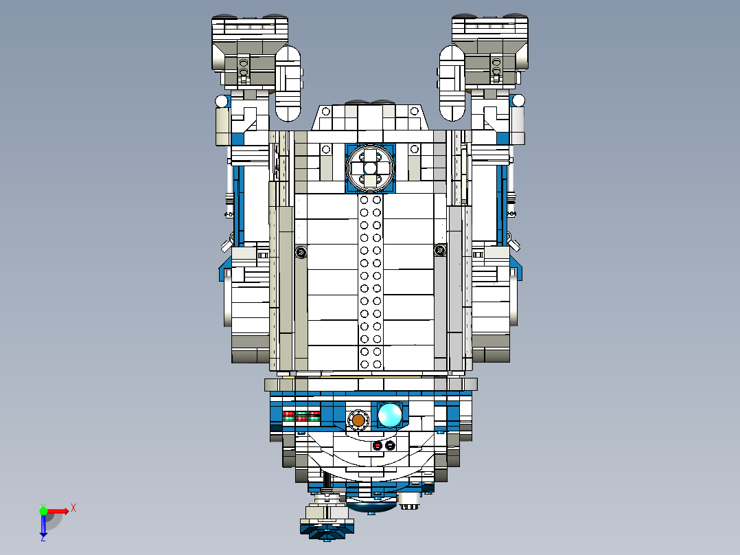 R2-D2 套件 75308乐高俯视图