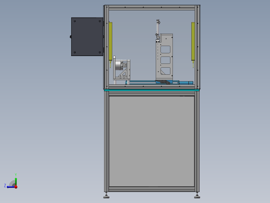 轮毂定子自动安装机sw21可编辑右视图