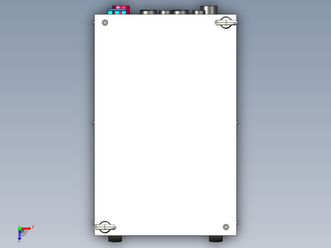 OTC焊机3D模型俯视图