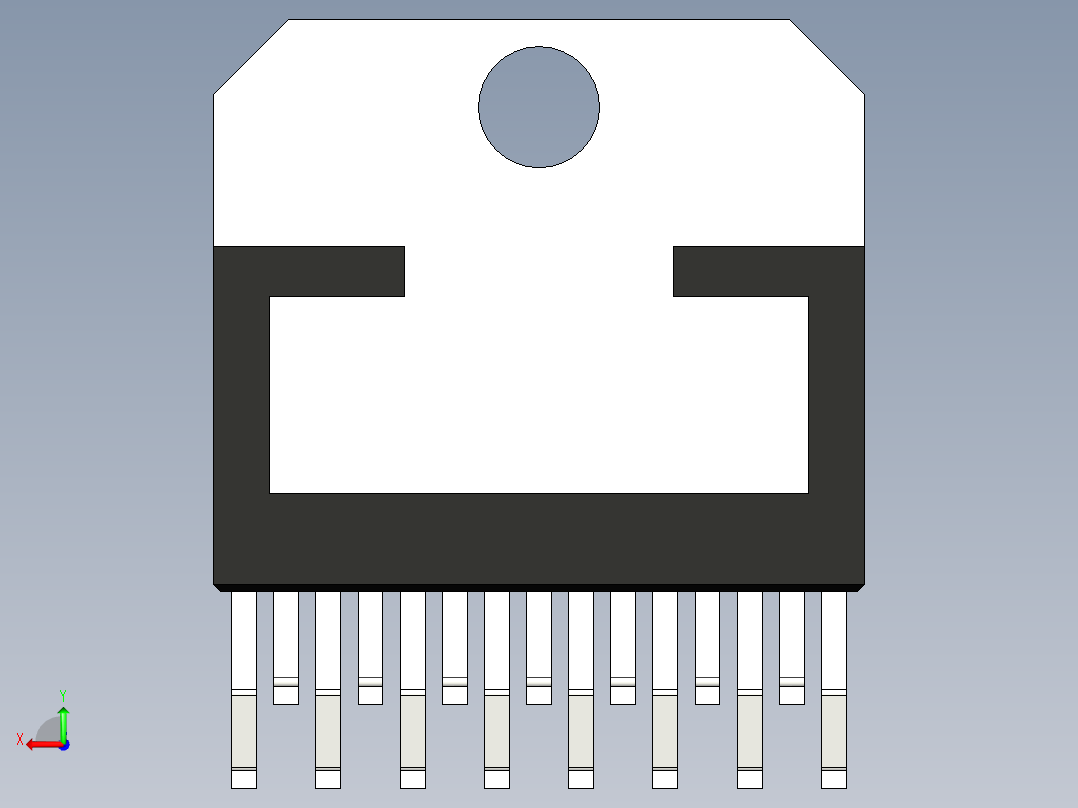 multiwatt-ST 封装-MULTIWATT-15_Min_LHorizontal_rev1.1后视图