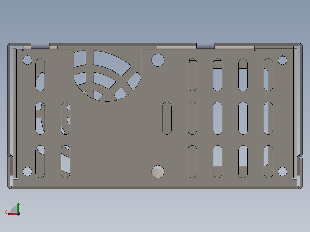 电源外壳后视图