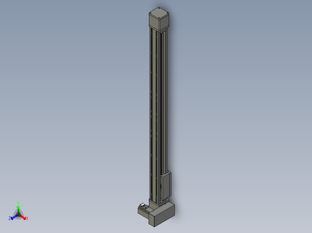 欧规系列-GB8-L96-S1100-BRD-P40-MS3正等轴测图