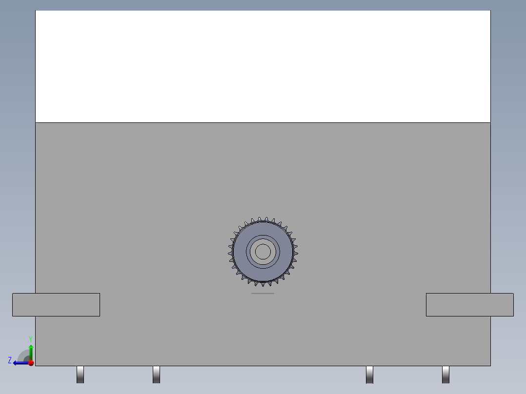 深耕机模型右视图