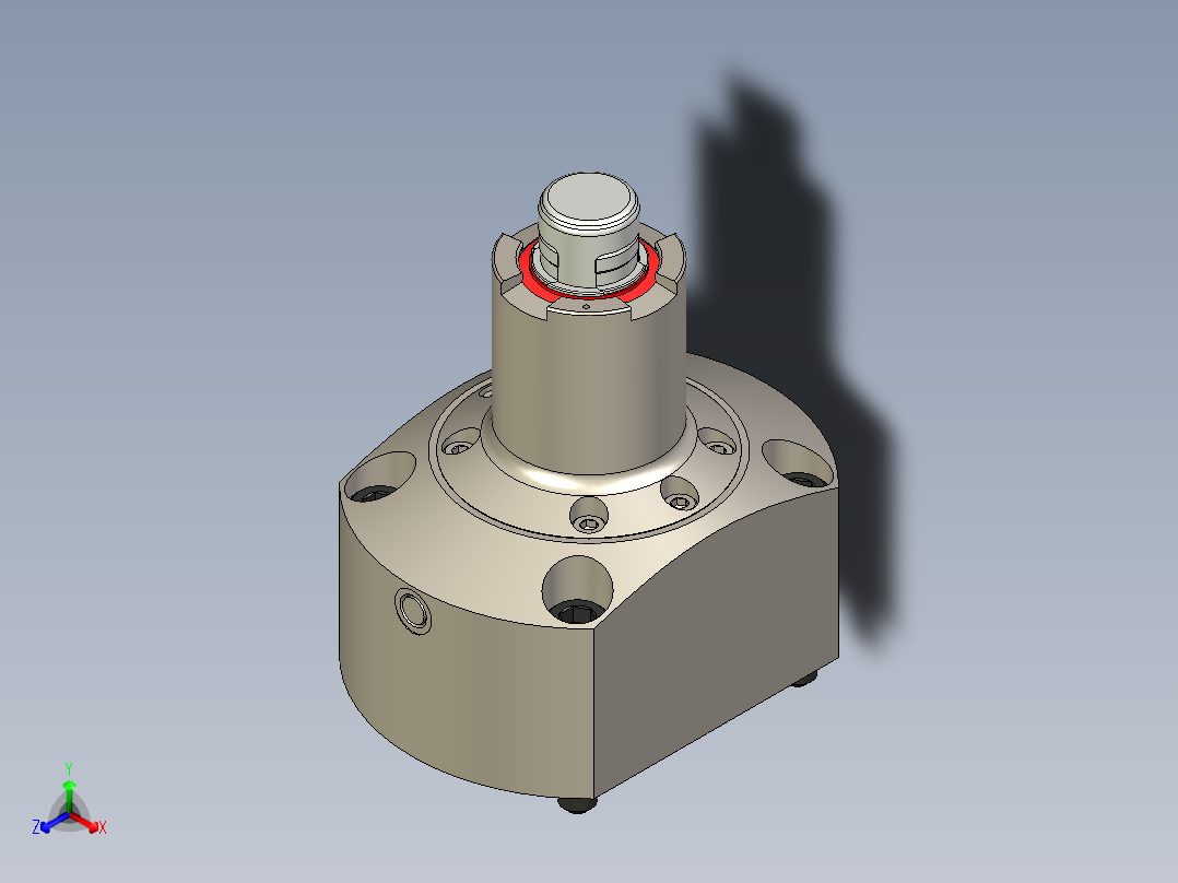 KOSMEKSFA3000-G0N-160-H75多系列多零件图纸模型多系列多零件图纸模型正等轴测图