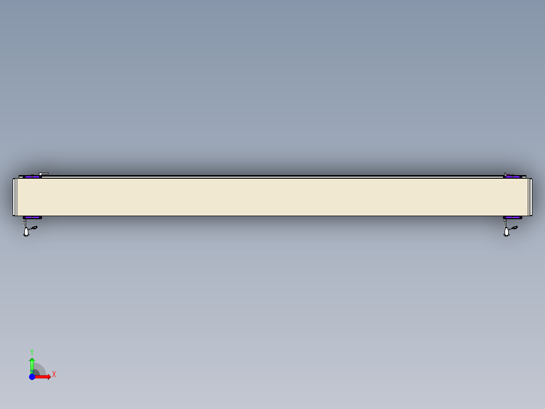 威洛博VL系列直线电机模组-2VL22H1-S2700前视图