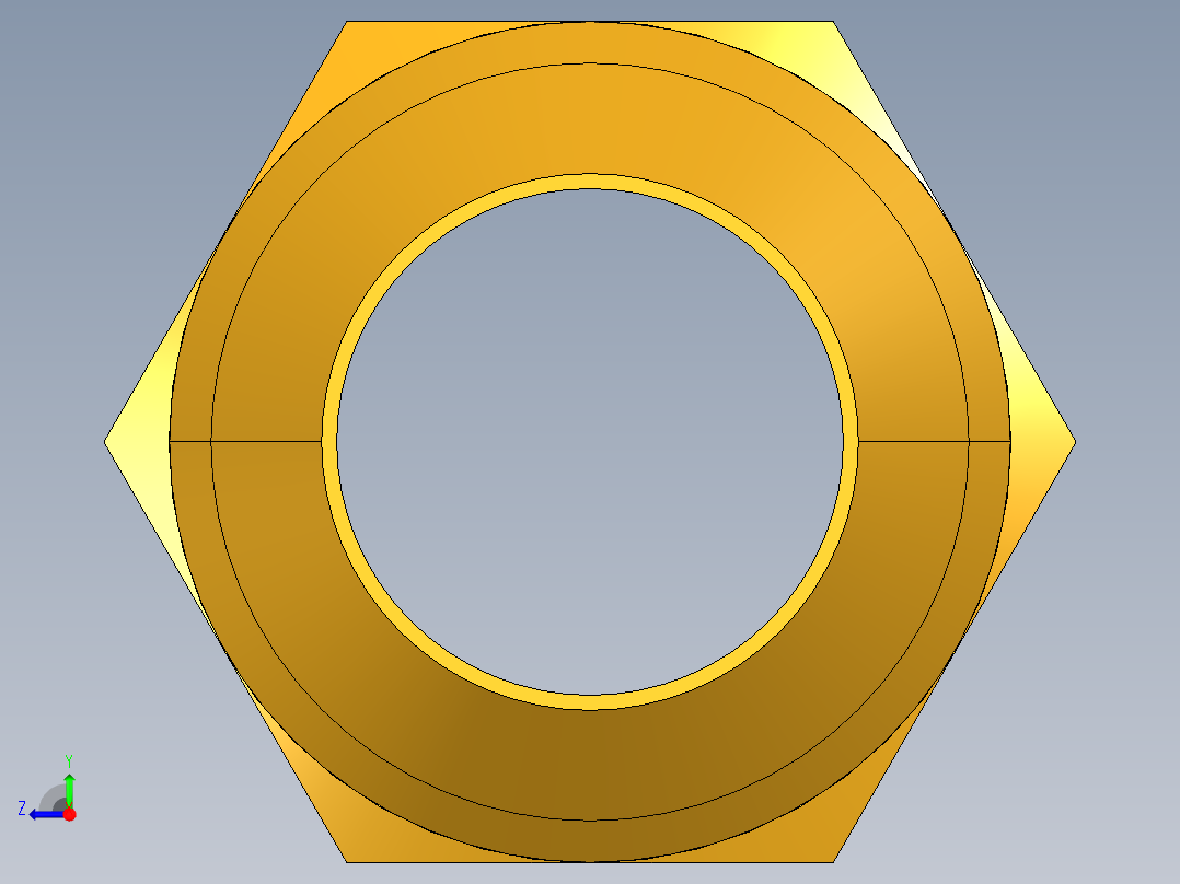 扩口式工业通用硬管接头Union 42F-14右视图
