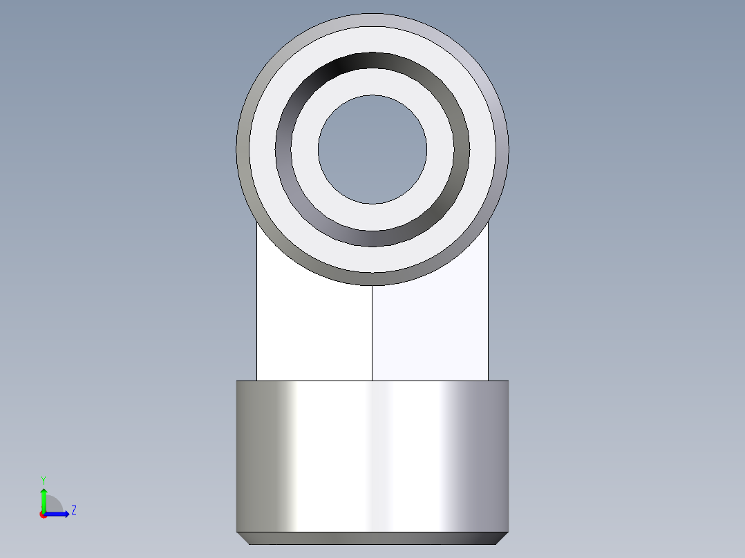 卡套式工业通用硬管接头EO_Union_tee_T12SCFX左视图