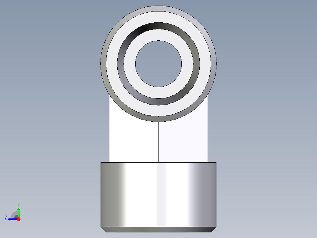 卡套式工业通用硬管接头EO_Union_tee_T12SCFX右视图