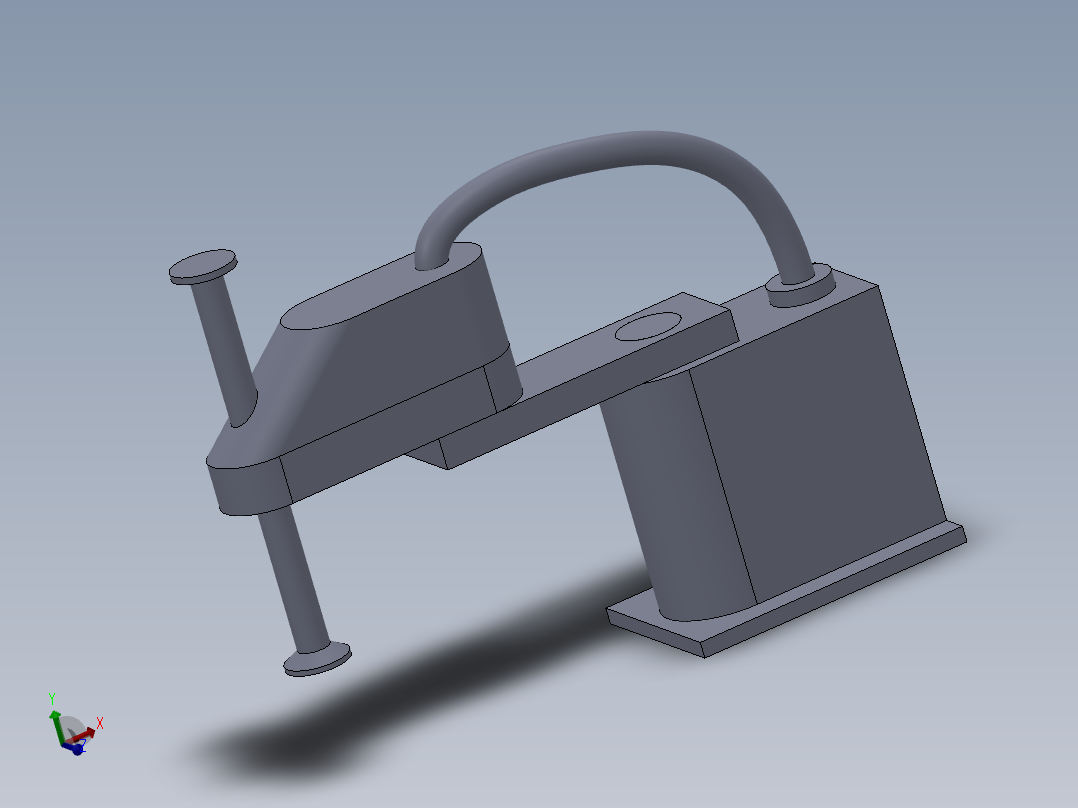 scara<span style='color: red'>机器人</span>设计模型