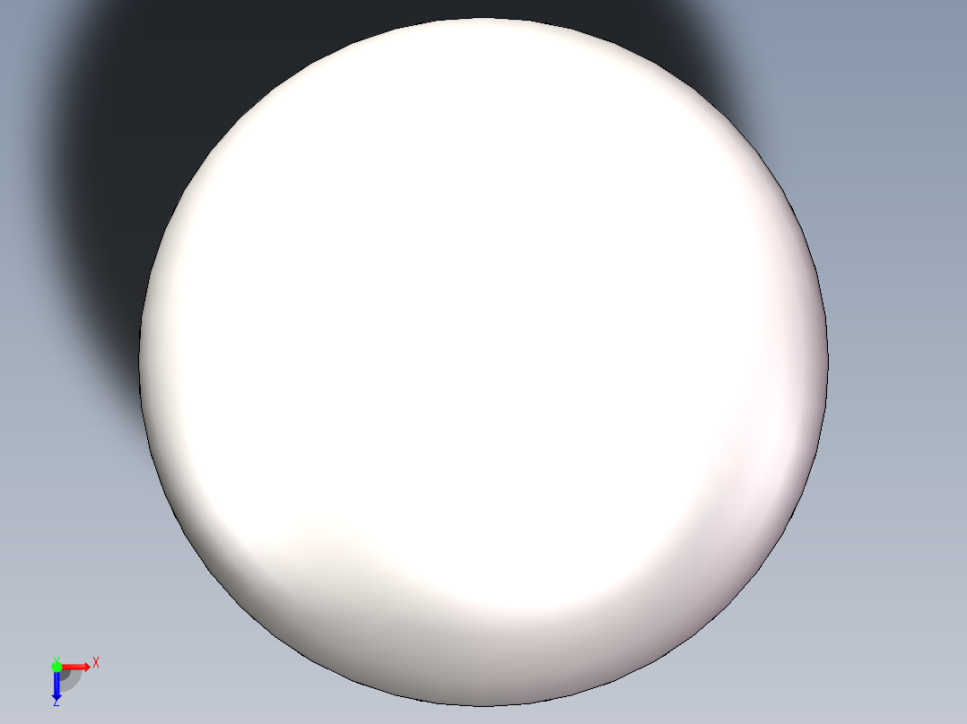 EHA椭圆形封头DN1300俯视图