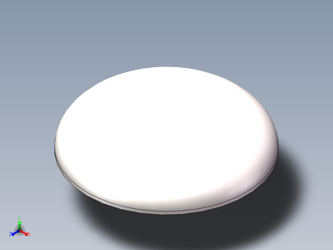 EHA椭圆形封头DN1300正等轴测图